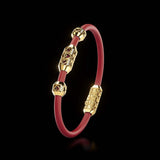 Single Bracelet Amphora, Yellow Gold, 28 Diamonds