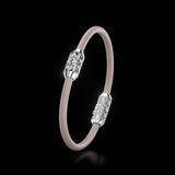 Single Bracelet Amphora, White Gold, 28 Diamonds