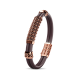 Double Bracelet Gladius, Red Gold