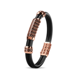 Double Bracelet Gladius, Red Gold, 29 Diamonds