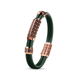 Double Bracelet Gladius, Red Gold, 29 Diamonds