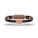 Double Bracelet Gladius, Red Gold