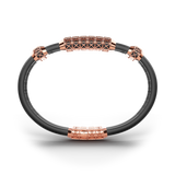 Double Bracelet Gladius, Red Gold