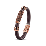 Double Bracelet Gladius, Red Gold