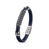 Double Bracelet Gladius, White Gold