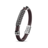 Double Bracelet Gladius, White Gold