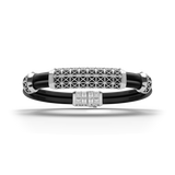 Double Bracelet Gladius, White Gold