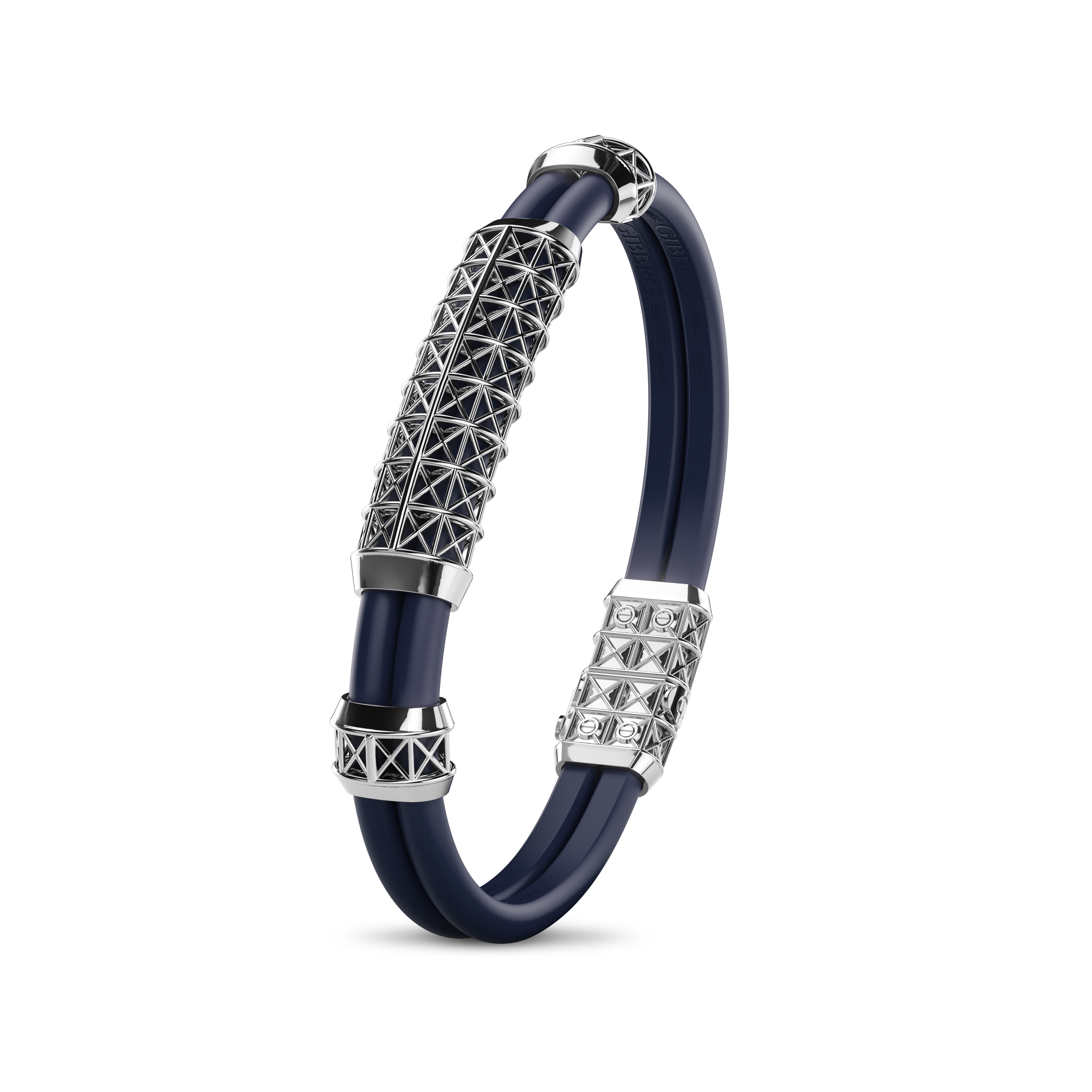 Double Bracelet Gladius, White Gold