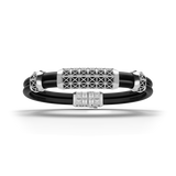 Double Bracelet Gladius, White Gold