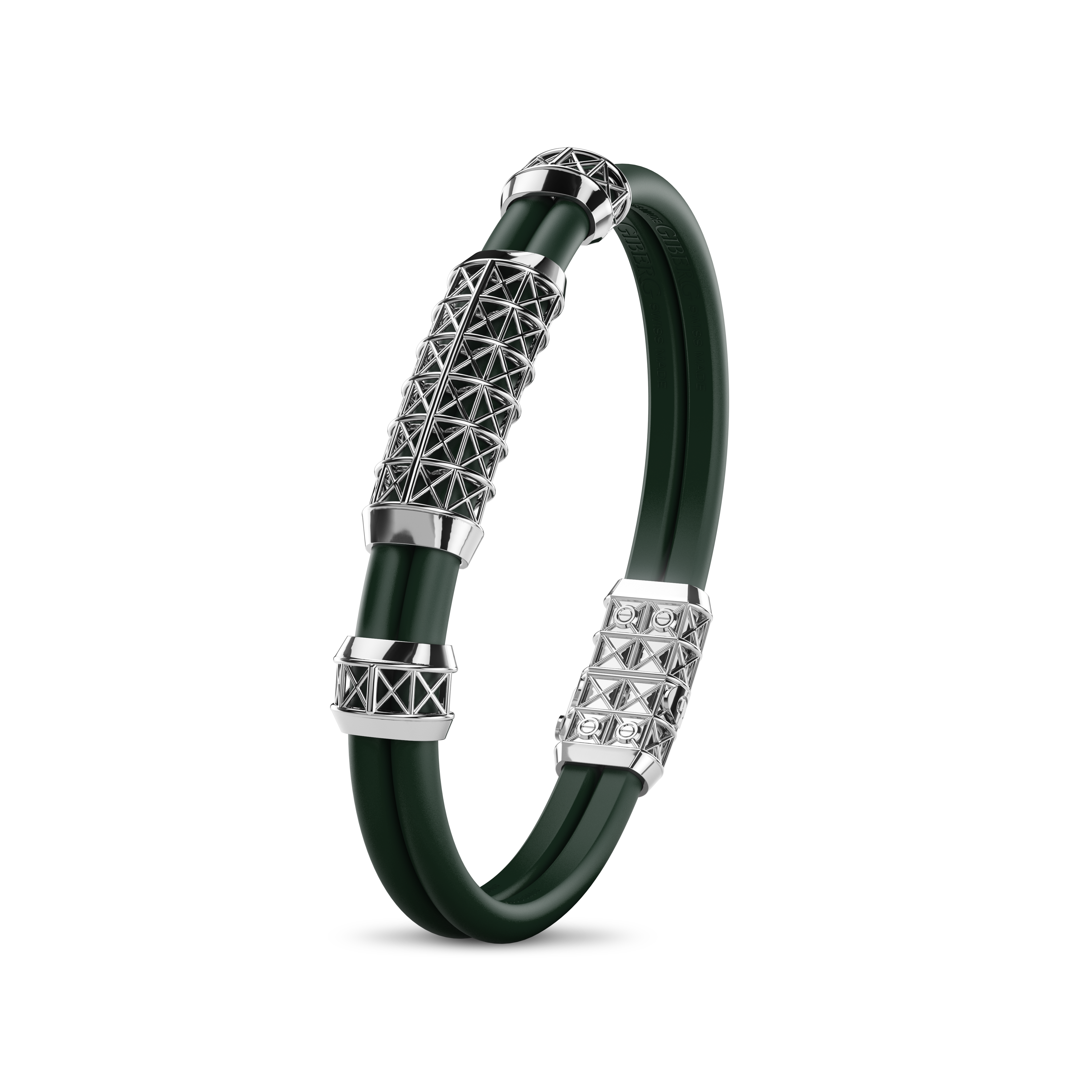 Double Bracelet Gladius, White Gold