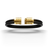 Double Bracelet Gladius, Yellow Gold / Monolock