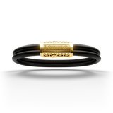 Double Bracelet Gladius, Yellow Gold / Monolock