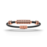 Single Bracelet Gladius, Red Gold, 29 Diamonds