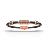 Single Bracelet Gladius, Red Gold, 21 Diamonds