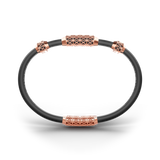 Single Bracelet Gladius, Red Gold, 21 Diamonds