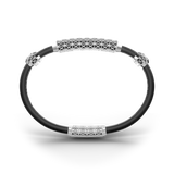 Single Bracelet Gladius, White Gold, 37 Diamonds