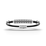 Single Bracelet Gladius, White Gold