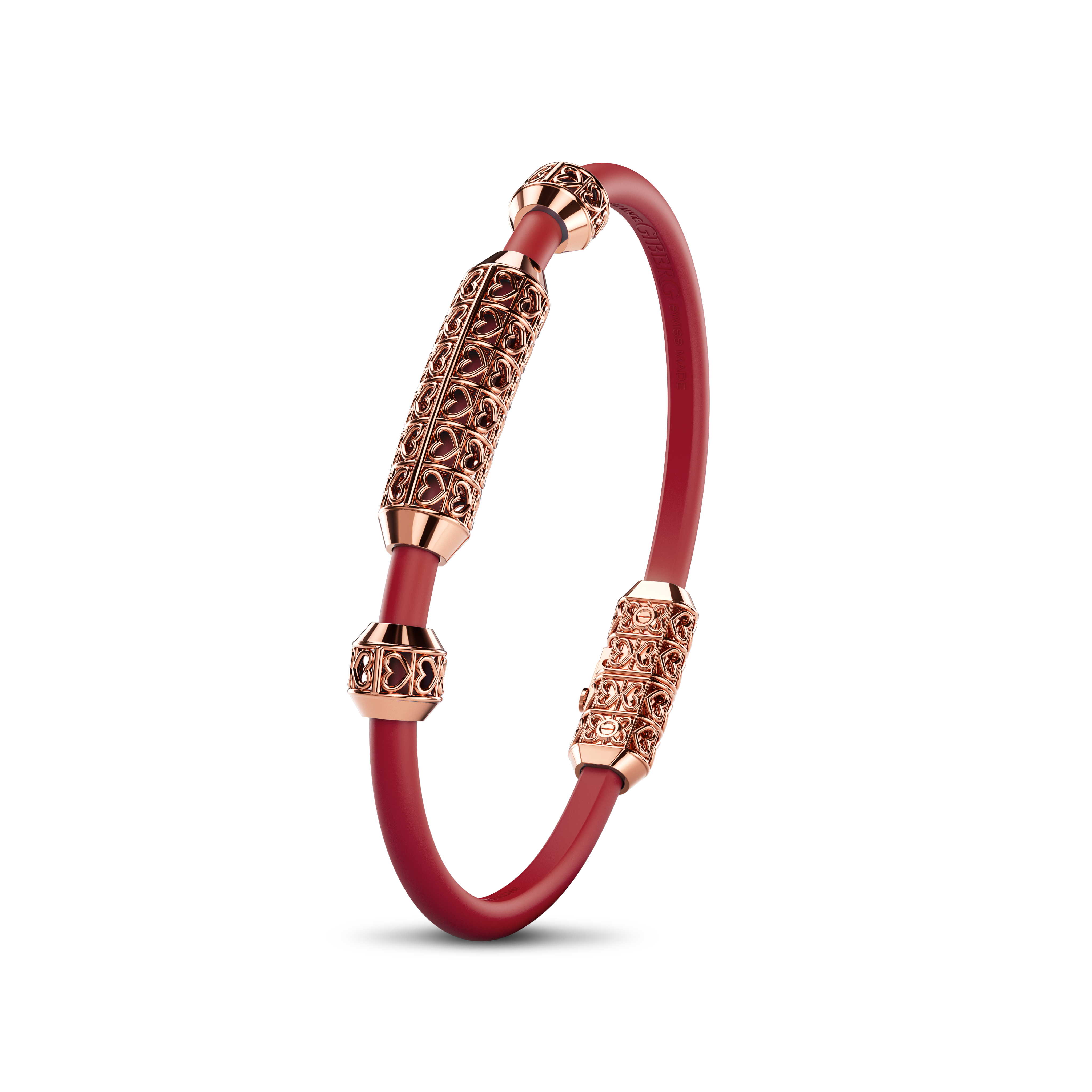 Single Bracelet Amphora, Red Gold