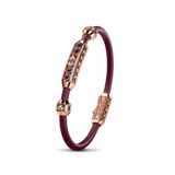 Single Bracelet Amphora, Red Gold, 70 Diamonds