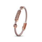 Single Bracelet Amphora, Red Gold, 82 Diamonds