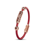 Single Bracelet Amphora, Red Gold, 166 Diamonds