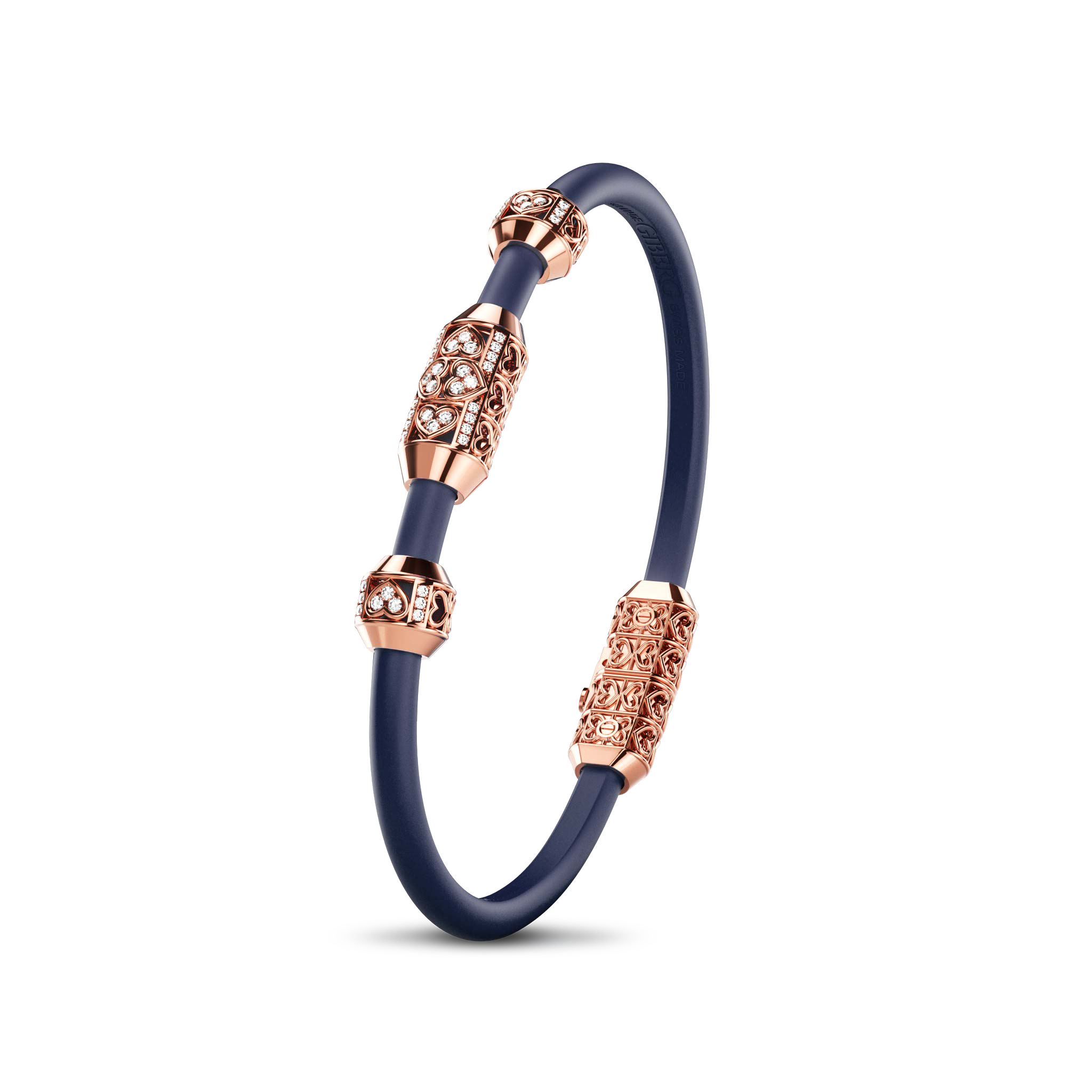 Bracelet Amphora, Red Gold, 46 Diamonds