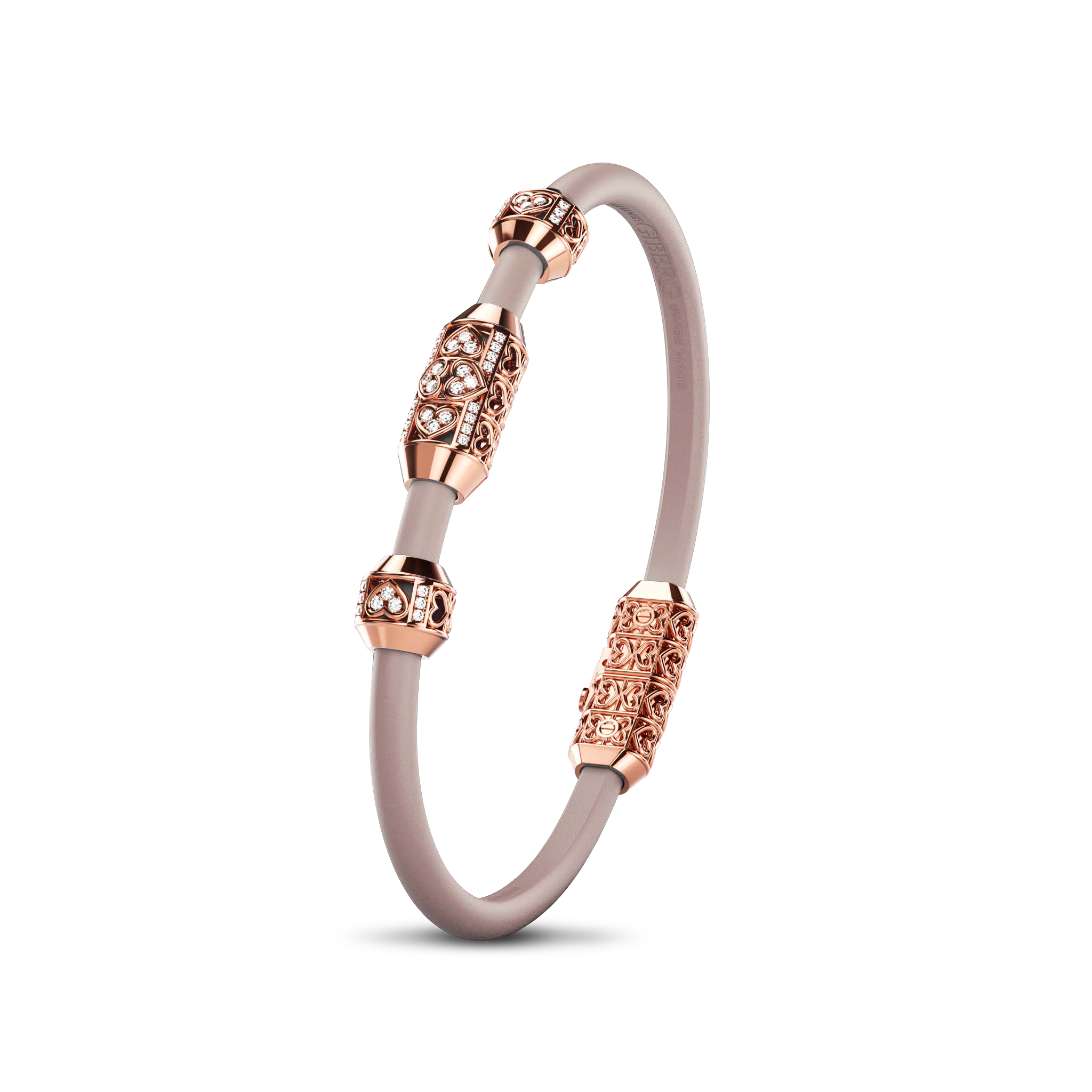 Bracelet Amphora, Red Gold, 46 Diamonds