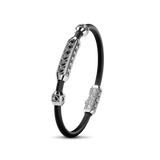 Single Bracelet Amphora, White Gold, 58 Diamonds