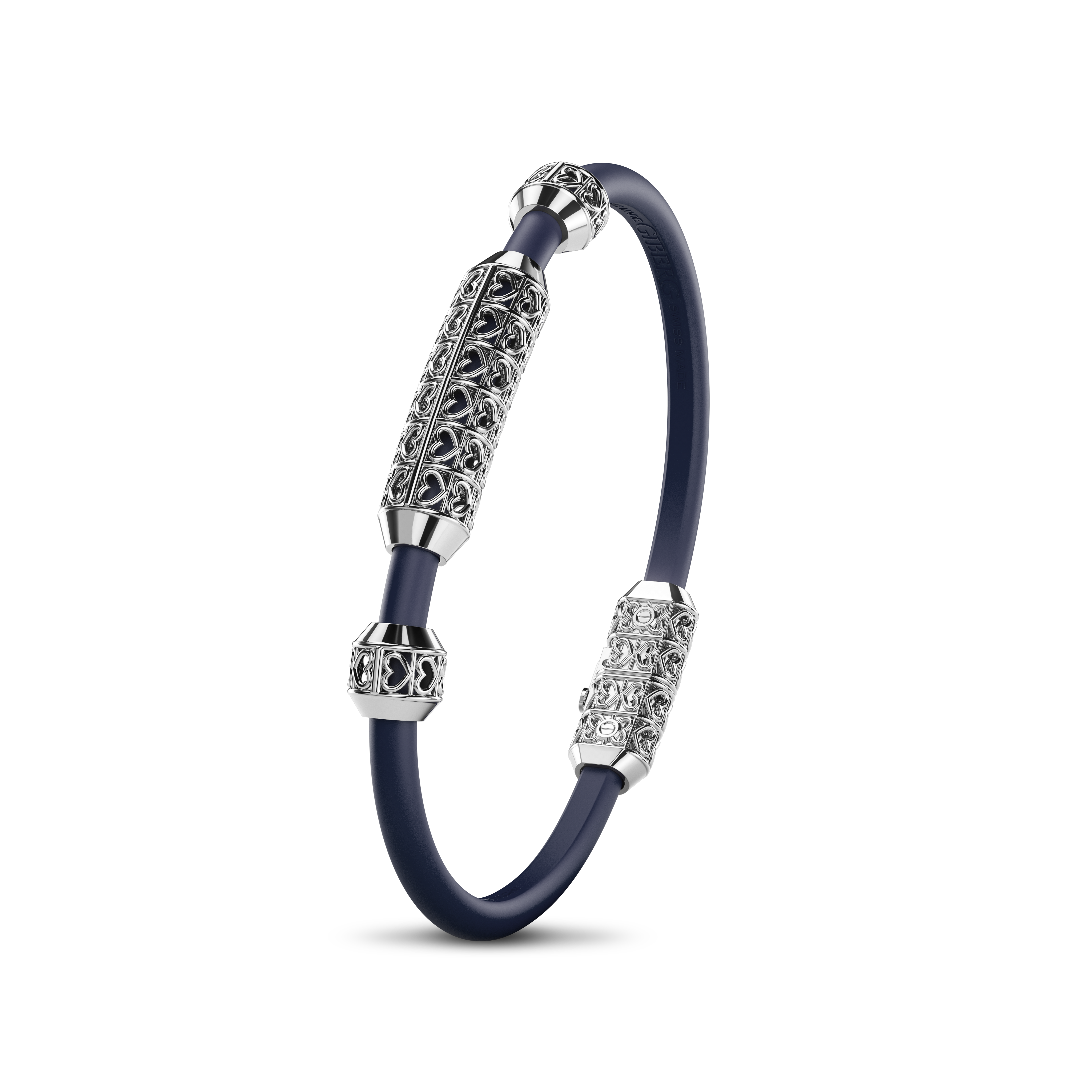 Single Bracelet Amphora, White Gold