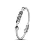 Single Bracelet Amphora, White Gold, 70 Diamonds