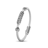 Single Bracelet Amphora, White Gold, 82 Diamonds