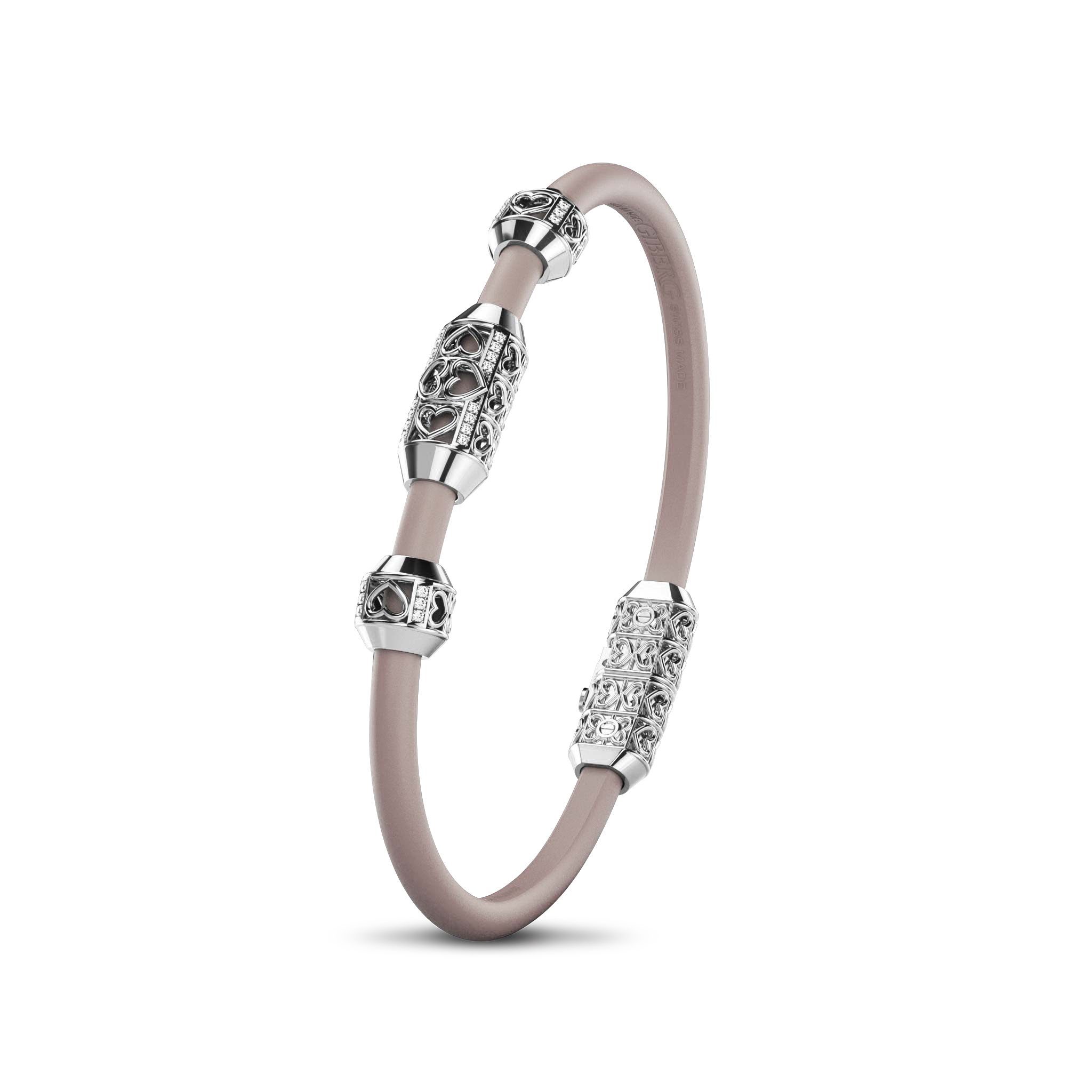 Bracelet Amphora, White Gold, 28 Diamonds