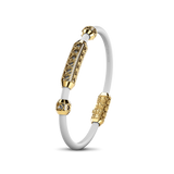 Single Bracelet Amphora, Yellow Gold, 58 Diamonds