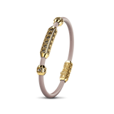 Single Bracelet Amphora, Yellow Gold, 58 Diamonds