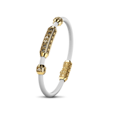 Single Bracelet Amphora, Yellow Gold, 70 Diamonds