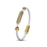 Single Bracelet Amphora, Yellow Gold, 82 Diamonds