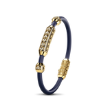 Single Bracelet Amphora, Yellow Gold, 82 Diamonds