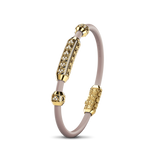 Single Bracelet Amphora, Yellow Gold, 82 Diamonds