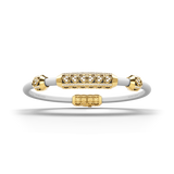 Single Bracelet Amphora, Yellow Gold, 82 Diamonds