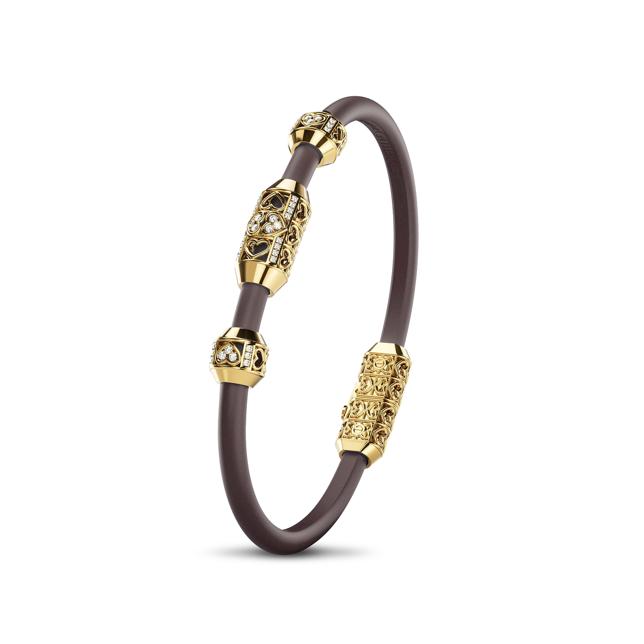 Bracelet Amphora, Yellow Gold, 40 Diamonds