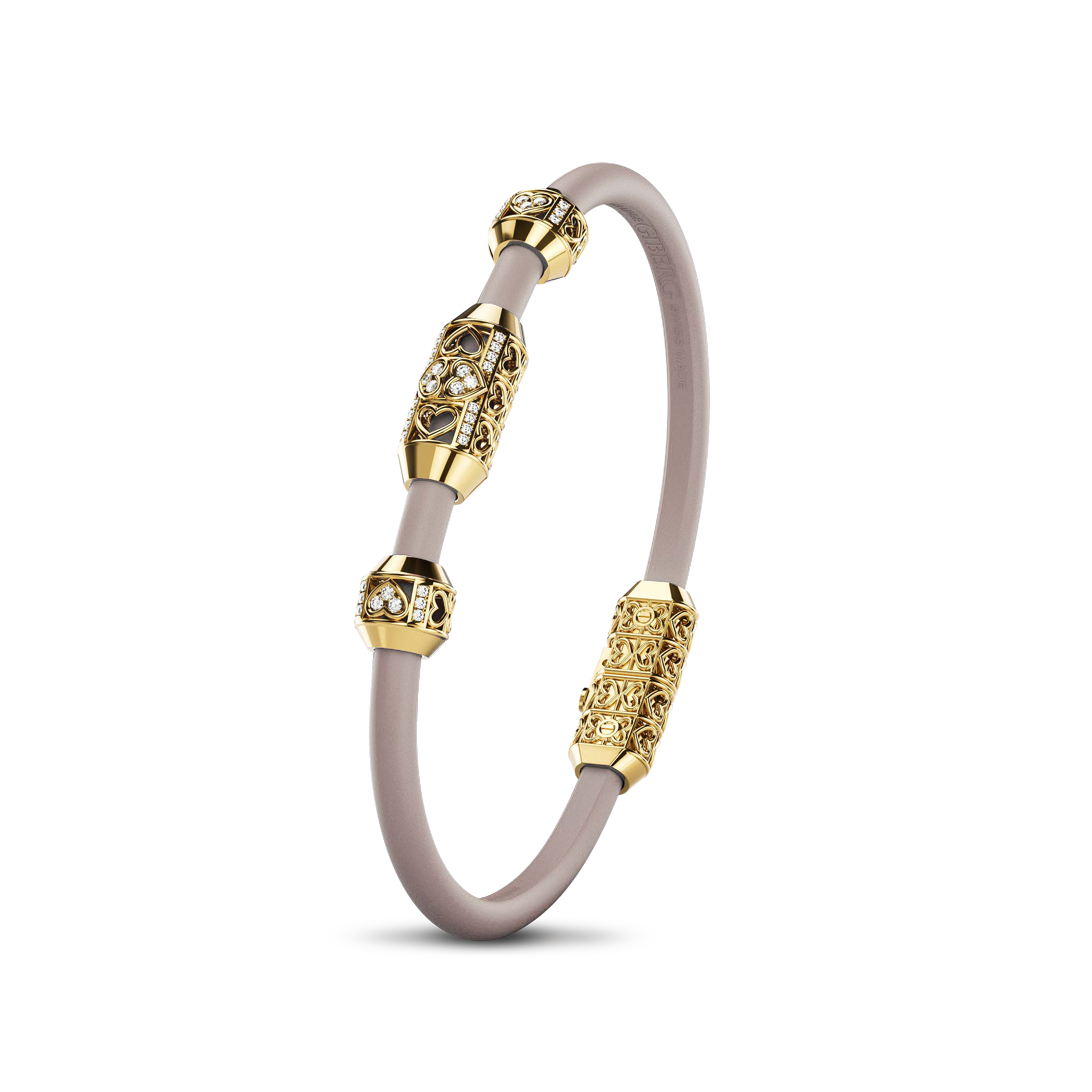 Bracelet Amphora, Yellow Gold, 40 Diamonds