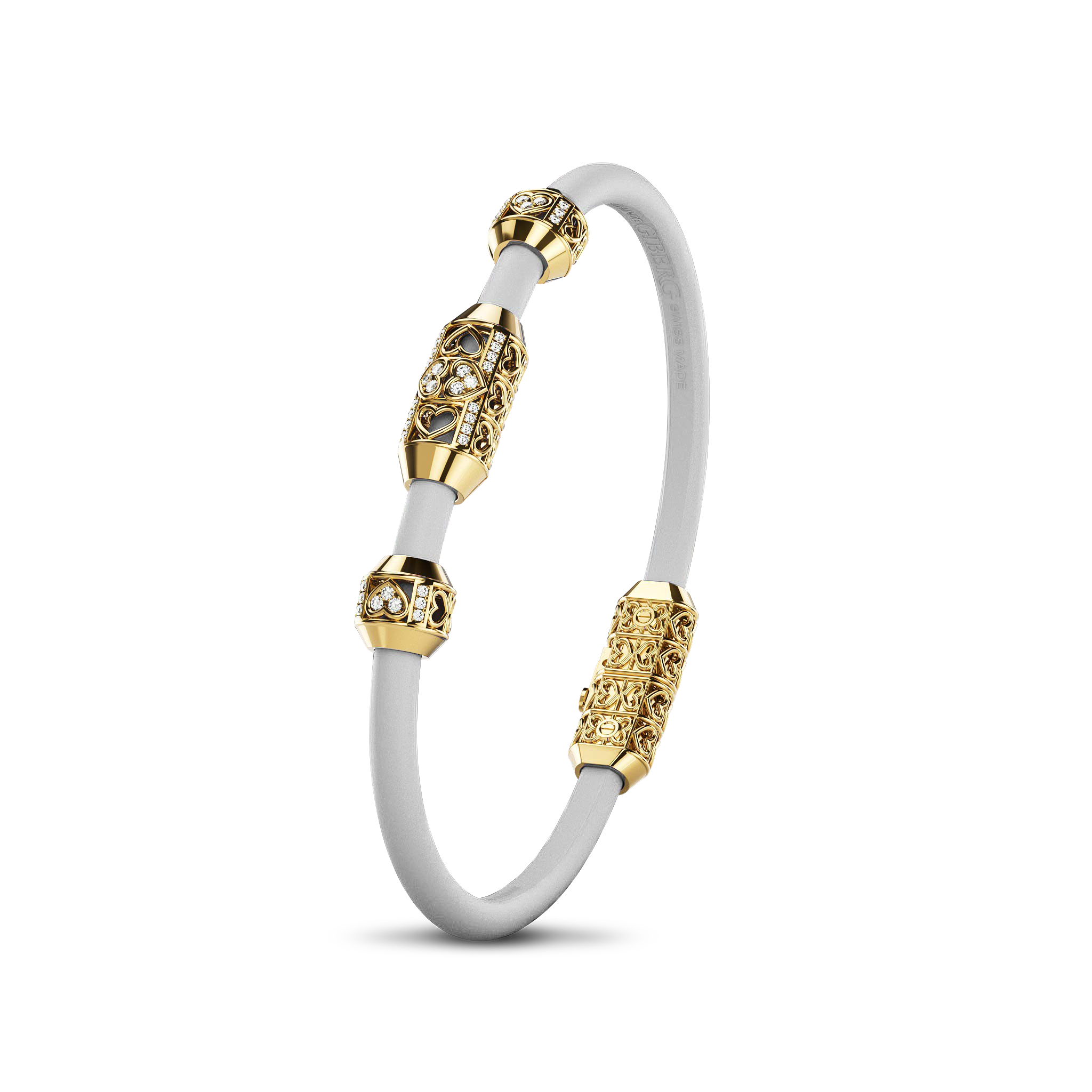 Bracelet Amphora, Yellow Gold, 40 Diamonds