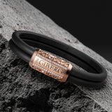 Double Bracelet Gladius, Yellow Gold / Monolock