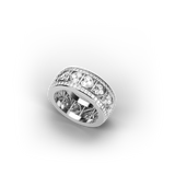 Ring Amphora, White Gold, 142 Diamonds