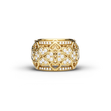 Ring Amphora, Yellow Gold, 154 Diamonds