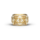Ring Amphora, Yellow Gold, 154 Diamonds