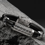 Double Bracelet Gladius, Platinum, 87 Diamonds