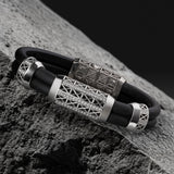 Double Bracelet Gladius, Platinum, 63 Diamonds