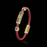 Single Bracelet Amphora, Yellow Gold, 166 Diamonds