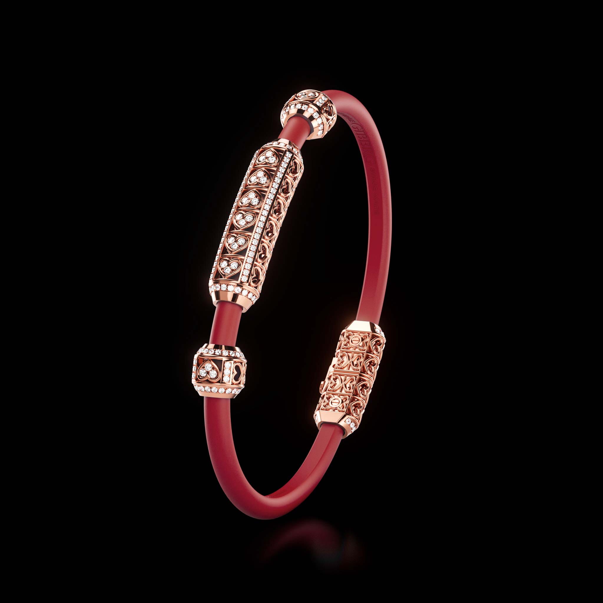 Single Bracelet Amphora, Red Gold